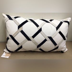 Callisto Home Calf Hair Accent Pillow